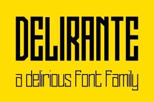 Delirante Family Font Download