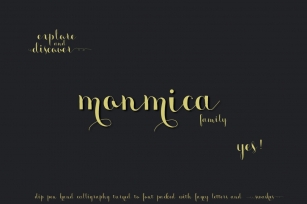 Monmica Family Font Download