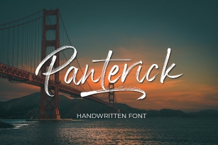 Panterick // Handwritten Font Download