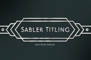 Sabler Titling Font Download
