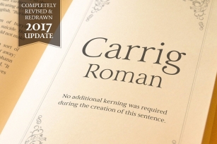 Carrig Roman 3 Elegant Serif Font Download