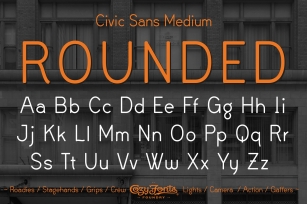 Civic Sans Medium Rounded Font Download
