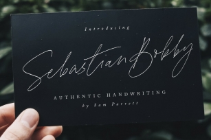 Sebastian Bobby Handwritten Font Download