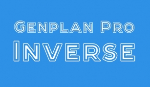 Genplan Pro Inverse Font Download