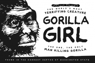 Gorilla Girl Font Download