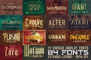 14 Vintage Display Font Download