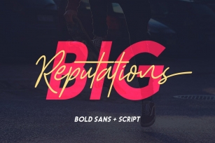 Big Reputation Font Download