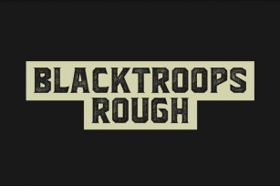 Blacktroops Rough Font Download