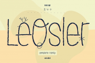 LeOsler Complete Family Font Download