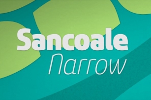 Sancoale Narrow Font Download
