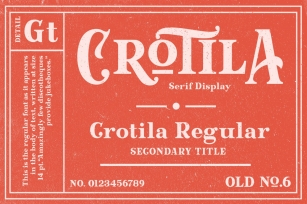 Crotila Font Download
