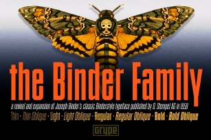 the Binder Family Font Download