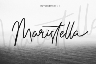 Maristella Signature Font Download