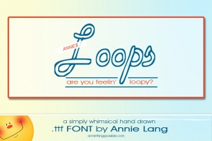 Annie's Loops Font Download