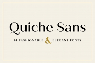 Quiche Sans Family Font Download