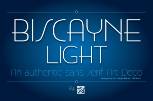 Biscayne Light Font Download