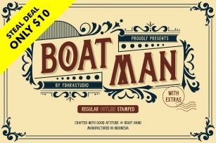 Boatman + Extras Font Download