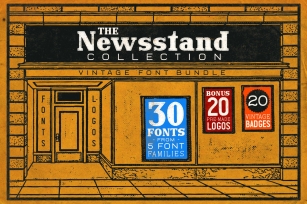 The Newsstand Collection Font Download