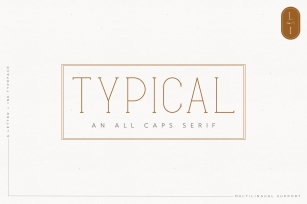 Typical All Caps Display Serif Font Download