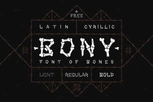 BONY Font Download