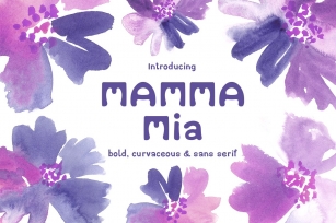 Mamma Mia / Fun Display Type Font Download