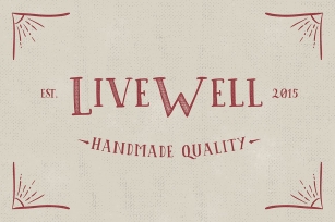 Livewell Typeface Font Download