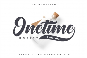 Onetime Typeface Font Download