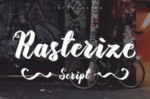 Rasterize Script Bold Font Download