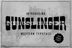 Gunslinger Western Typeface Font Download