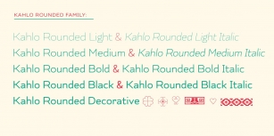 Kahlo Rounded Essential Family Font Download