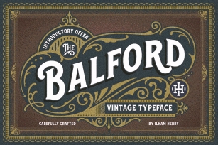 Balford and Ornament Font Download