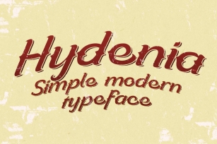 Hydenia typeface Font Download