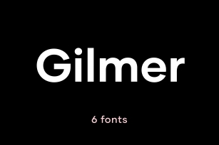 Gilmer – Geometric Sans Serif Font Download