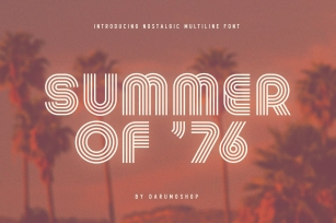 Summer 0f 76 Font Download
