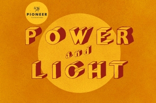 Power And Light Font Download