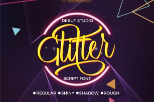 Glitter Script (30% Off) Font Download