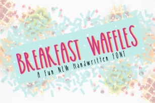 Breakfast Waffles Font Download