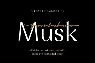 Musk Elegant Duo Font Download