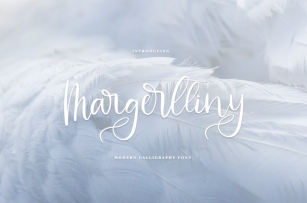 Margerlliny-Modern calligraphy font Font Download