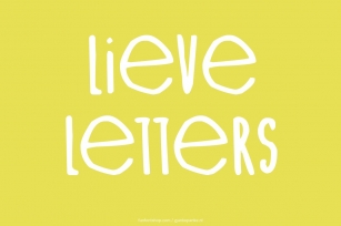 Lieve Letters handmade Font Download