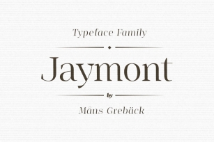 Jaymont Font Download