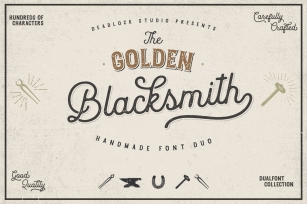 The Golden Blacksmith Font Download