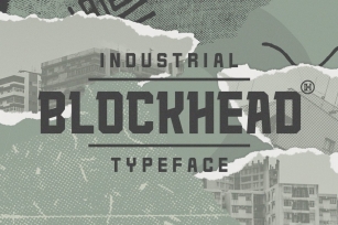 Blockhead Typeface Font Download