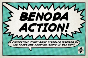 Benoda Action Font Download