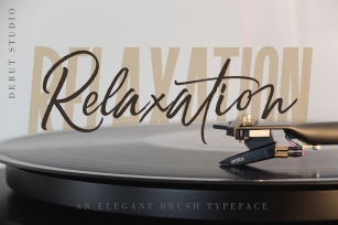 Relaxation // An Elegant Brush Font Download