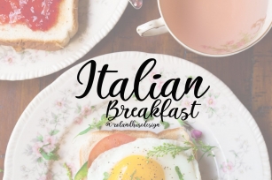Italian Breakfast Font Download