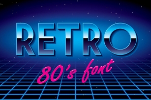 Retro disco font! Font Download