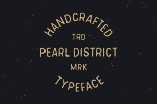 Pearl District Font Download