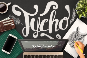 Tycho Typeface + Ornaments Font Download