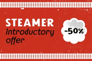 Steamer Family -50 % Font Download